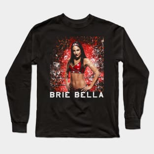 Brie Bella Woman Wrestling Long Sleeve T-Shirt